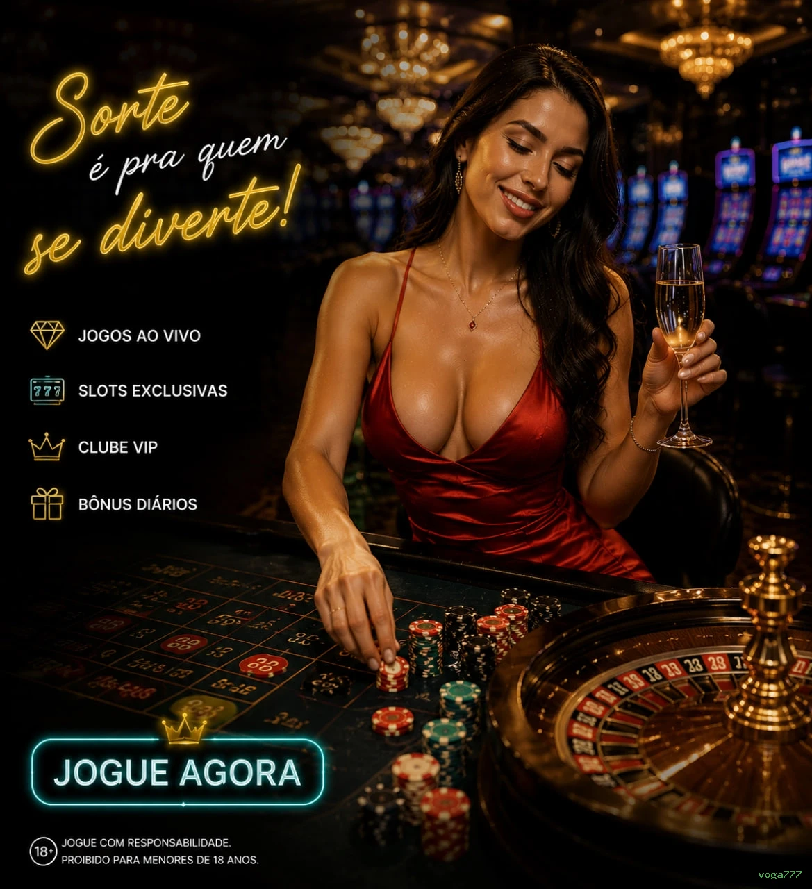 Cassino ao vivo da voga777 com dealers reais